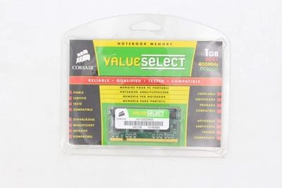 Corsair 1 GB DDR1 400 MHz PC3200 Memory Chip Card Notebook Laptop GENUINE - Image 1 of 3
