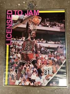 Vintage Michael Jordan Licensed To Jam Poster 16X20 - Bild 1 von 2