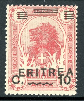 Italy 1922 Colony ERITREA 10¢/1a Elephant Scott #60 MNH T642 - image 1 of 4