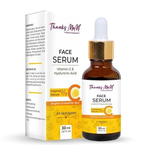 Vitamin C & Hyaluronic Acid Face Serum For Glowing Skin, Damage Repair - 30ml - Picture 1 of 9