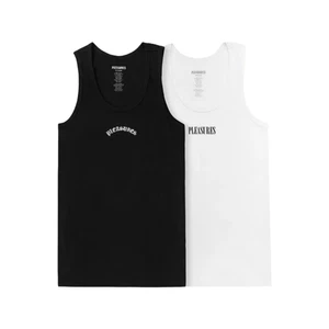 Pleasures - Standard Tank Top 2 Pack Black / White - Picture 1 of 5