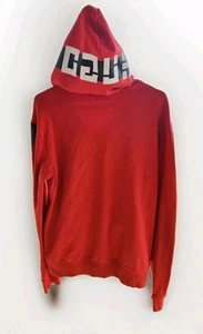 Mens HUGO BOSS Logo Red Zip-Up Jacket Size Medium/Large - Picture 1 of 23