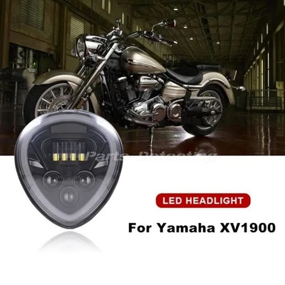 Светодиодная фара для 2006-2017 Yamaha XV1900 Stratoliner Midnight Star Roadliner - Изображение 1 из 4