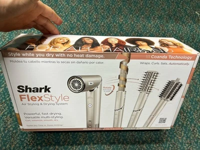 Shark HD430 FlexStyle Air Styling Drying Powerful Hair Blow System Stone NEW F S - Image 1 of 4