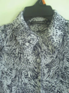 Blusa Top Essentials by MILANO Artística Elástica Acordeán Plisada Para Mujer Talla S - Imagen 1 de 3