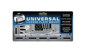 Cruiser Universal Clear License Plate Mount - Picture 1 of 1