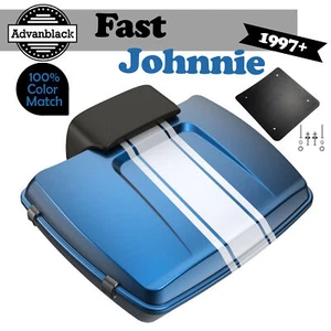 Fast Johnnie Rushmore Chopped Tour Pack Pak Pad Fits Harley Touring/Softail - Picture 1 of 12
