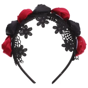 Halloween Hair Clasp Simulation Flowers Headband Party Headwear Photo Prop - Picture 1 of 12