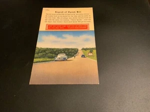 Lake Wales, Florida ~ Legend of Spook Hill - "Dem's Spooks" - Vintage Postkarte - Bild 1 von 2