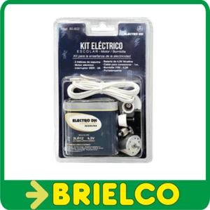 KIT ELECTRICO ESCOLAR PILA INTERRUPTOR PORTALAMPARA BOMBILLA CABLE MOTOR BD4078 - Imagen 1 de 1