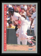 Billy Hatcher 1993  Fleer #561  Boston Red Sox