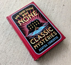 AND THEN THERE WERE NONE & CLASSIC MYSTERIES Agatha Christie Leather HB FAST SHI - Picture 1 of 4