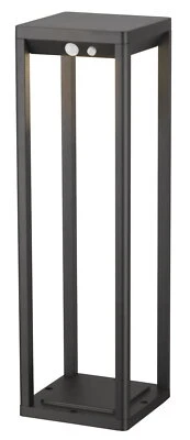 Solarleuchte mit Bewegungsmelder LED Garten Leuchte warmweiß Standleuchte 600 LM - Bild 1 von 4