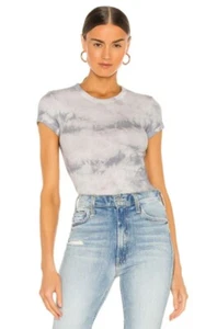 Neu ohne Etikett Enza Costa M Batik T-Shirt Rundhals blau grau 121828 - Bild 1 von 4