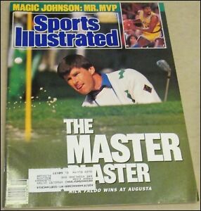 4/17/1989 Sports Illustrated Nick Faldo Wins The Masters Magic Johnson Lakers