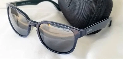 Gafas de sol Revo - Kash RE 1028 05 - Marco azul marino y lentes grises - ¡Como nuevas! $189 Foto 1 de 4