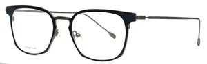 JOHN VARVATOS V161 Matte Navy Mens Square Full Rim Eyeglasses 50-18-145 B:39 - Picture 1 of 15