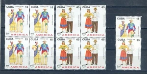 1996 - Block of 4 +1 Set "UPAEP, TRAJES TIPICOS, TRADITIONAL COSTUMES" - Imagen 1 de 1