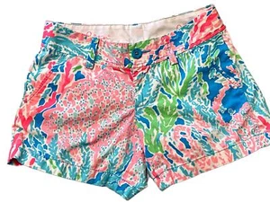 Lilly Pulitzer Floral Print Callahan Shorts - Picture 1 of 10