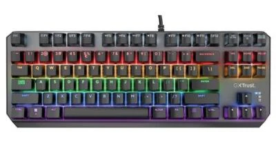 GXT 834 Callaz USB TKL Mechanical Gaming Keyboard, Black - 24408 - Image 1 of 4