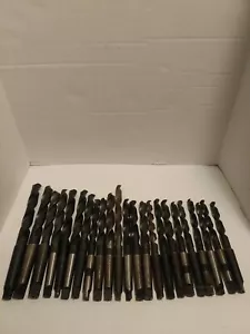 Lot: 23 HS Twist Drill Bit Morse Taper Shank ATM, Cle-Forge, National U.S.A. - Picture 1 of 12