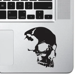 Skull Vinyl MacBook Pro Air Keyboard Sticker Vinyl Decal Laptop iPad Tattoo Skin - Picture 1 of 1