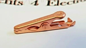 Miniature Alligator Copper Clip 5 Amp (STK 903C ) - Picture 1 of 2