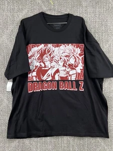Unisex 3xl Dragon Ball Z  Red Black T Tee Goku Short Sleeve Graphic Shirt NWT - Picture 1 of 3