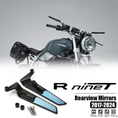 For BMW R NINE T Pure 2017-2024 Rearview Mirrors Rotating Adjustable Wing Mirror Foto 1 de 4