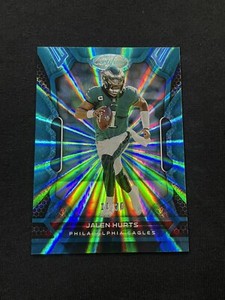 Jalen Hurts 2022 Panini Certified Rookie Card 10/20 Numbered Blue Laser