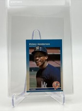 1987 Fleer Classic MINI Rickey Henderson Baseball Card #52 Mint FREE SHIPPING