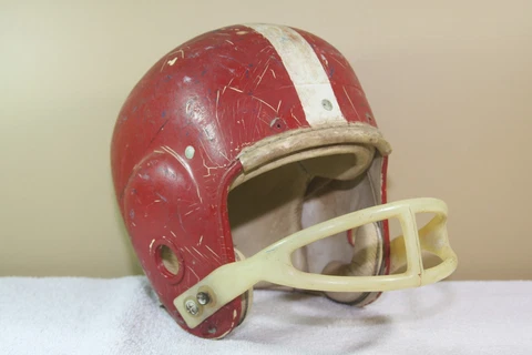 vtg Adult Rawlings Bubble Ear HC5 model CY CO LITE Suspension Football Helmet  4 Cover