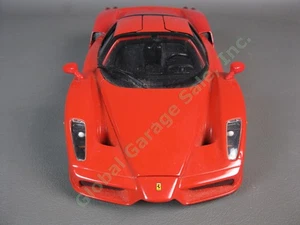 Mattel Hot Wheels Ferrari F140 Enzo V12 1/18 Scale Red Diecast Sports Car - Picture 1 of 7
