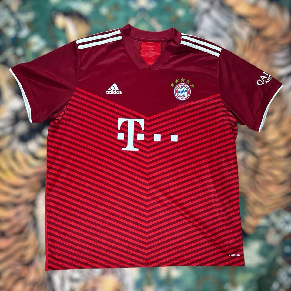 Camisa Adidas FC Bayern Munich 2020/2021 Home Lewandowski #9 XXL vermelha * - Imagem 1 de 4