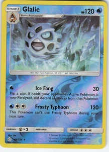 Glalie 48/236 Reverse Holo Rare SM - Cosmic Eclipse NM Pokémon - Picture 1 of 2