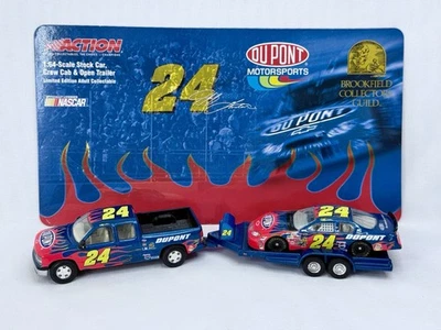 Juego de camión, remolque y auto Jeff Gordon #24 DuPont 2004 CCC 1:64 Action Brookfield Foto 1 de 4