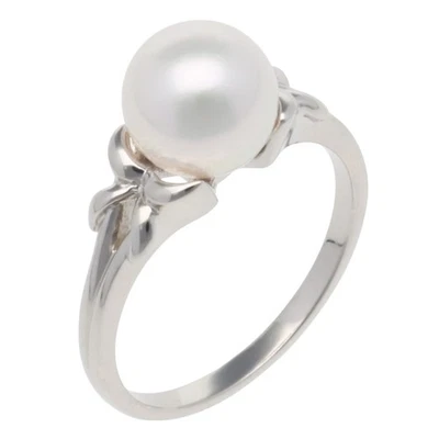 Anillo MIKIMOTO US 5 3/4 EU51 Pt950Platino Perla Usado Foto 1 de 4
