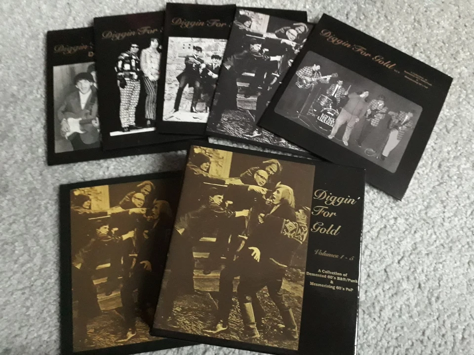 Diggin´ For Gold: Volume 1-5, Demented 60´s R&B/Punk Comp, 5CD Box Set, wie neu! - Bild 1 von 2