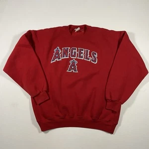 Vintage Los Angeles Angel 2008 MLB Embroidered Red Sweater Men’s XL - Picture 1 of 8