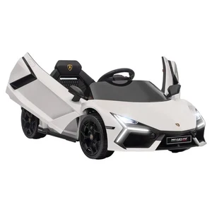 Auto Eléctrico 12V para Niños 3-6 Años Lamborghini Revuelto Blanco Con - Imagen 1 de 7