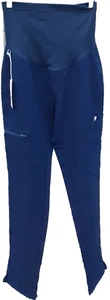 Figs Women's Yola XXS Maternity Scrub Pants Navy Technical Collection Cargo - Picture 1 of 13