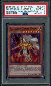 2021 Yu-Gi-Oh! Palladium Oracle Mahad SBPR-EN004 Sweepstakes Promo PSA 10 GEM - Picture 1 of 2
