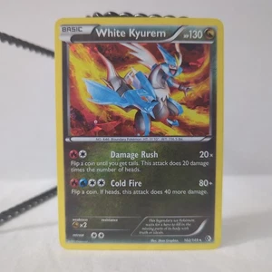 Pokémon TCG White Kyurem 102/149 Boundaries Crossed Cracked Ice Holo Rare - Picture 1 of 2