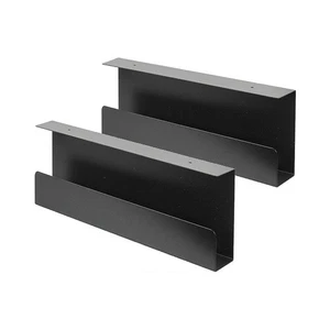 Plateau de gestion de câble sous bureau support de sangle de gestionnaire de cordon suspendu8975 - Photo 1/7
