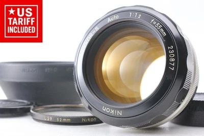 【Opt COMO NUEVO con Capucha】 Lente Nikon Nikkor-S Auto 55mm f/1.2 no Ai MF HR-2 de JAPÓN Foto 1 de 4