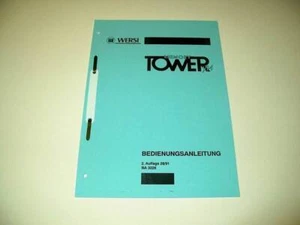 BA3226 N - Memory-Tower MT1 Wersi Bedienungsanleitung neu - Bild 1 von 1