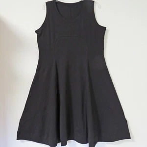 BORIS INDUSTRIES Träger Kleid Shirt-Jersey 46-48 (4) A-Linie Empire schwarz - Bild 1 von 6