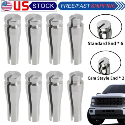 8 PCS Rear Door Latch Cable Repair Kit for Ford F150 F250 F350 Vans Extended Cab Foto 1 de 4