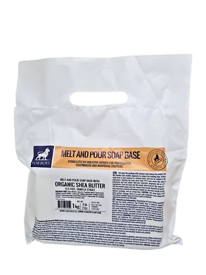 Forbury Premium Organic Sheabutter Seifenbasis Rohseife Schmelzen / Gießen 1 Kg