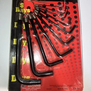 10 pc Hex Key Wrench Set - SAE   New A7 - Picture 1 of 5